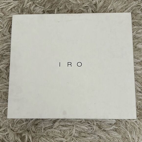 NIB IRO Cidravol Ruffle-Trim Suede Slouchy Knee-High Boots in Taupe $760 size 36 - Picture 7 of 14